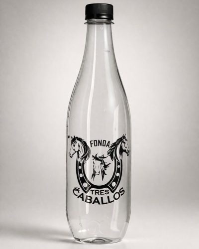 Botella modelo de fonda tres caballos